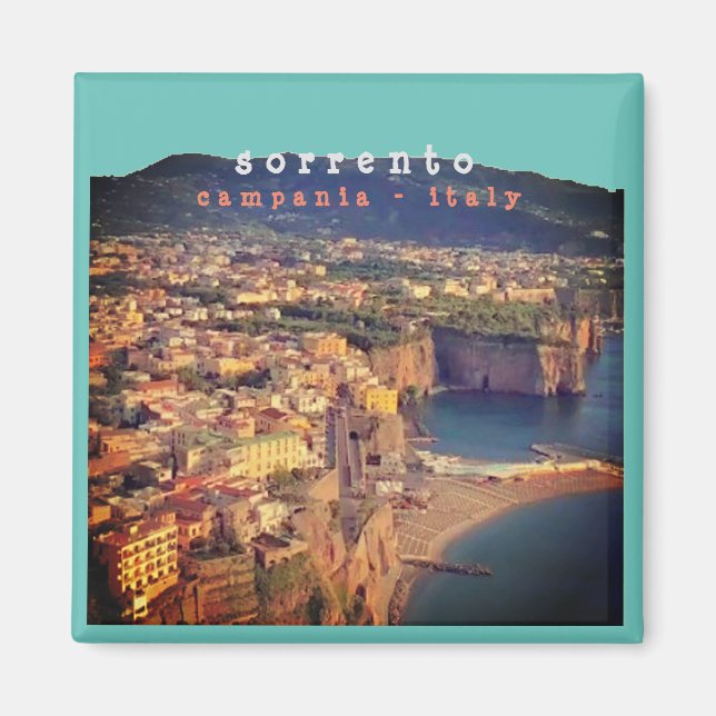 CMP002 SORRENTO - Kampanien - Italien - Fridge Magnet (Framsidan)