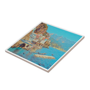 CMP003 ATRANI AMALFI KUSTEN, Italien Kakelplatta