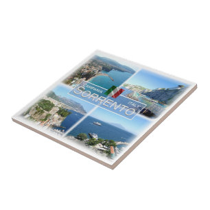 CMP018 SORRENTO, Kampanien, Italien Kakelplatta