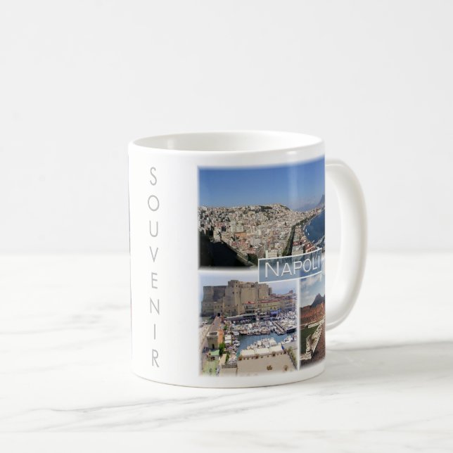 CMP030 NAPLES, MOUNT VESUVIUS, Italien, Kaffemugg (Framsida höger)