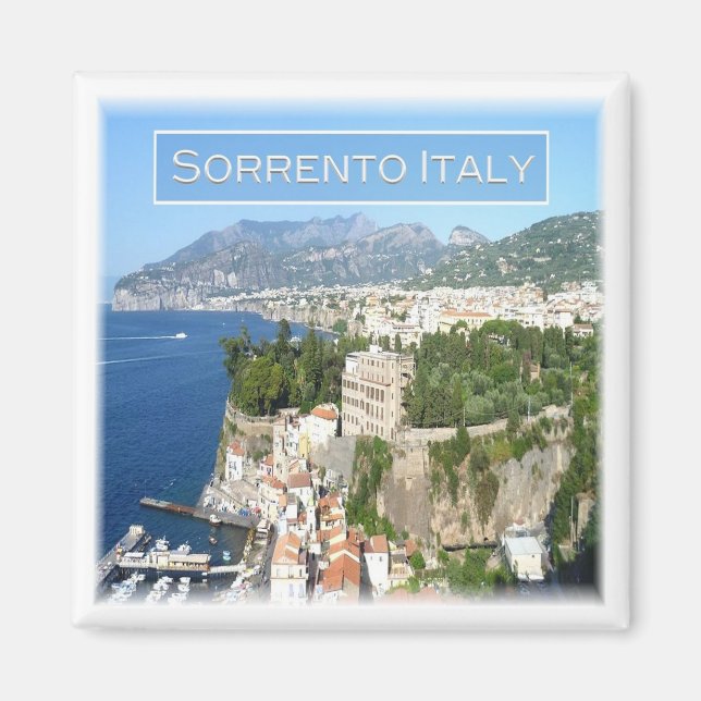 CMP031 SORRENTO, AMALFI KUSTEN, Italien, Fridge Magnet (Framsidan)