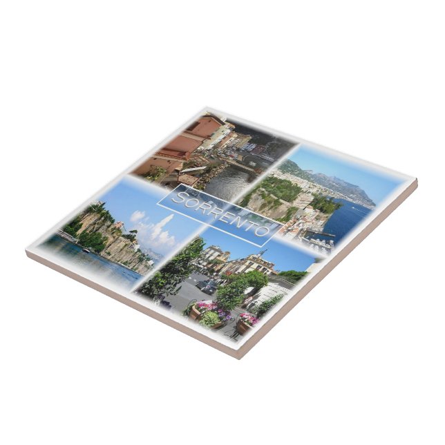 CMP032 SORRENTO, AMALFI KUSTEN, Italien Kakelplatta (Sidan)