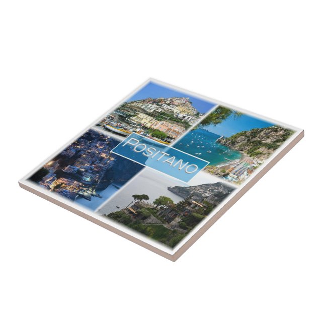 CMP033 POSITANO, AMALFI KUSTEN, Italien Kakelplatta (Sidan)