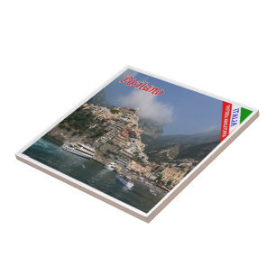CMP038 POSITANO, AMALFI KUSTEN, Italien Kakelplatta