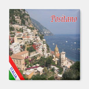 CMP039 POSITANO, AMALFI KUSTEN, Italien, Fridge Magnet