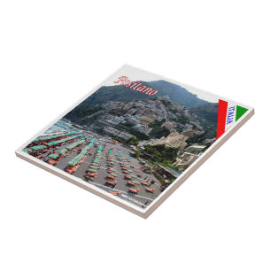 CMP040 POSITANO, AMALFI KUSTEN, Italien Kakelplatta