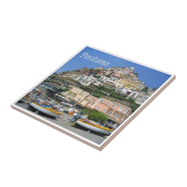 CMP041 POSITANO, AMALFI KUSTEN, Italien Kakelplatta (Sidan)