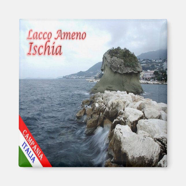 CMP084 ISCHIA, LACCO AMENO, Fridge Magnet (Framsidan)