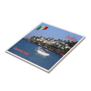 CMP087 ISCHIA, Casamicciola, Italien Kakelplatta
