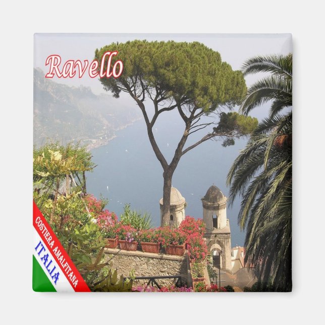 CMP101 AMALFI KUSTEN, RAVELLO, Italien, Fridge Magnet (Framsidan)