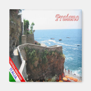 CMP102 AMALFI KUSTEN - PRAIANO - Italien - Fridge Magnet