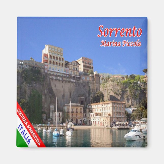 CMP120 SORRENTO - MARINA PICCOLA - Italien - Fridg Magnet (Framsidan)
