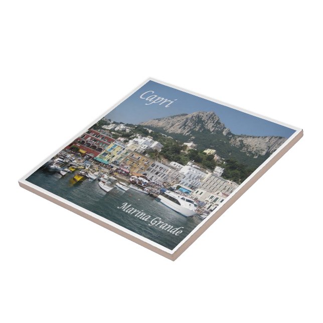 CMP121 CAPRI, Marina Grande Port Kakelplatta (Sidan)