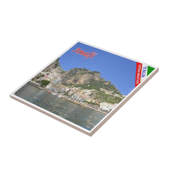 CMP133 AMALFI, AMALFI KUSTEN Italien Kakelplatta (Sidan)