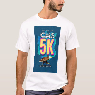 CMS 5K Springa/Walk, händelseförskjutning T Shirt