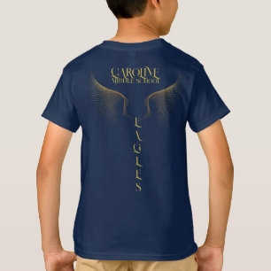 CMS Eagles Football Vingar T Shirt