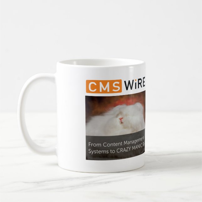 CMSWire rubriker Kaffemugg (Vänster)