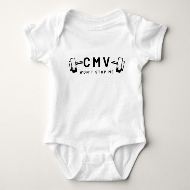 CMV stoppar mig inte! - Baby Onsie T Shirt (Framsida)
