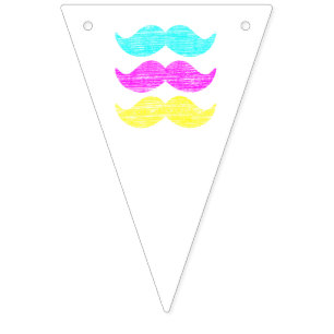 CMY Mustacher Vimplar