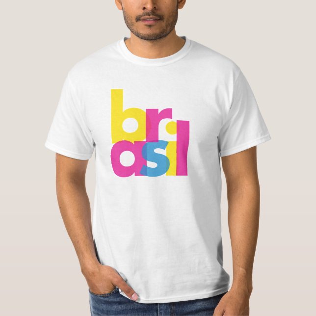 CMYK Brasil T-shirt (Framsida)