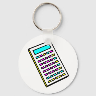 CMYK Calculator Retro Graphic Nyckelring