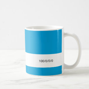 CMYK Cyan Kaffemugg