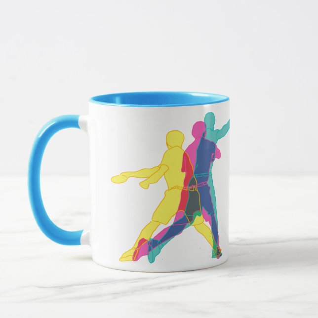 CMYK-enhetsskiva Golf Mugg (Vänster)