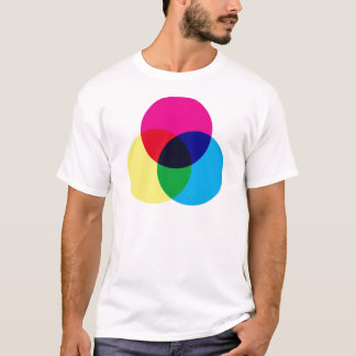 CMYK-färg modellerar T-shirt