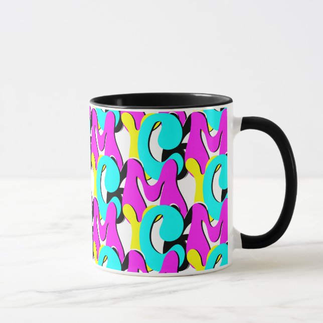 CMYK-Funky Retro Mugg (Höger)