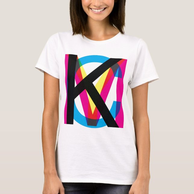 CMYK-hög T-shirt (Framsida)
