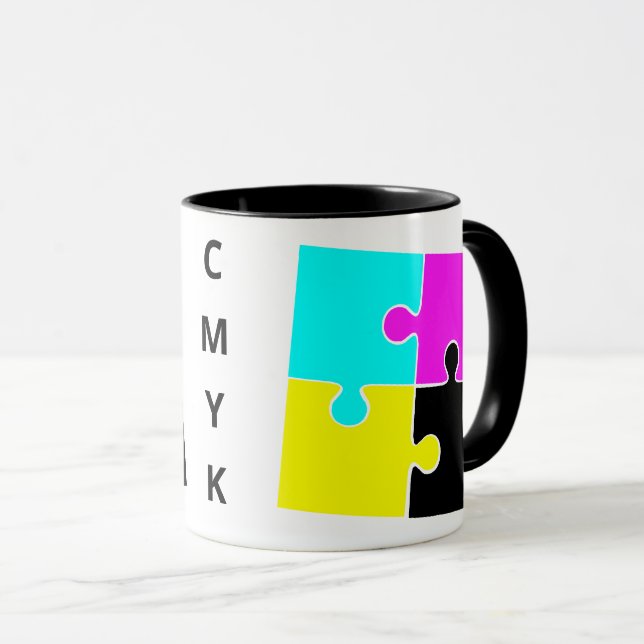 CMYK Jigszawa Delarare Mugg (Framsida höger)