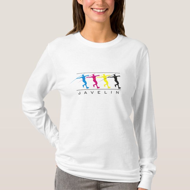 CMYK - Manar T-tröja för Javelinkast T Shirt (Framsida)