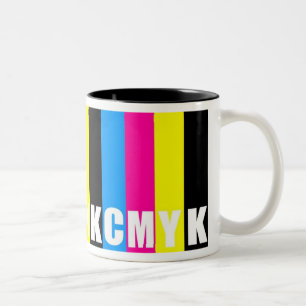 CMYK-mugg Två-Tonad Mugg