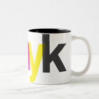 CMYK-mugg Två-Tonad Mugg