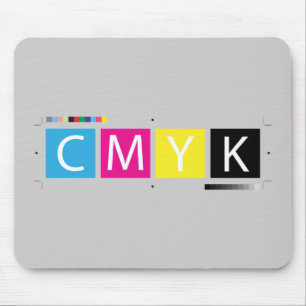 CMYK-Pre-Press färger Musmatta