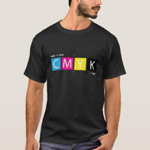 CMYK-Pre-Press färger Tee