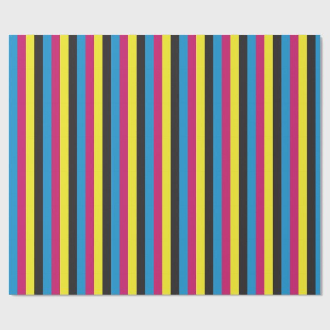 cmyk-randiga bakgrundsmönster grafik färg cyan presentpapper (Platt)