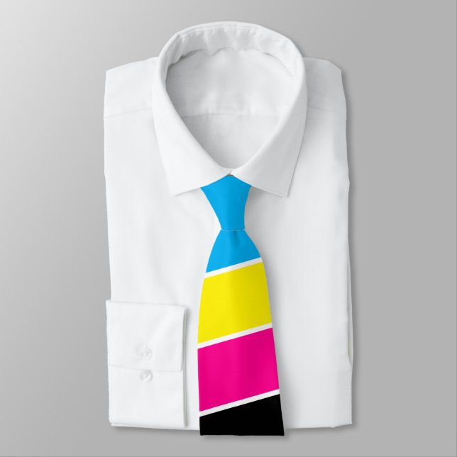 CMYK-släkting för tryckare/grafiska designers mode Slips (Bunden)