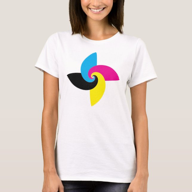 CMYK snayl Tee Shirt (Framsida)