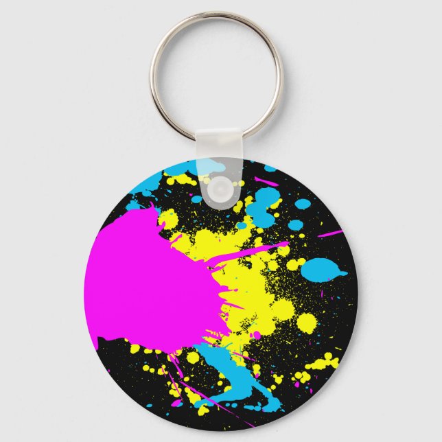 CMYK Stänk Nyckelring (Framsida)