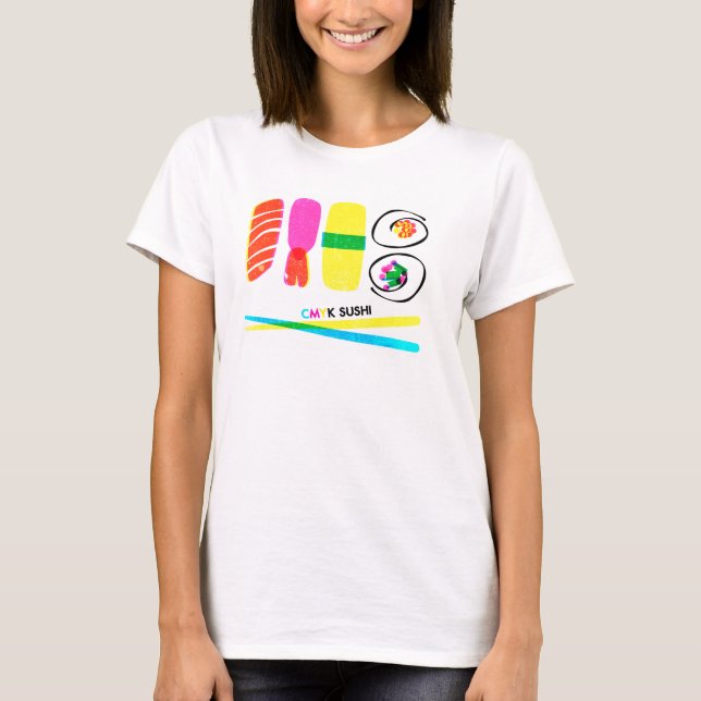CMYK - Sushi T Shirt (Framsida)