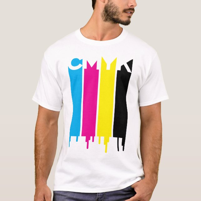 CMYK T-SHIRT (Framsida)