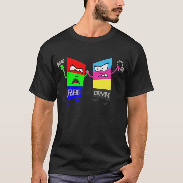 CMYK vs RBG T-shirt (Framsida)