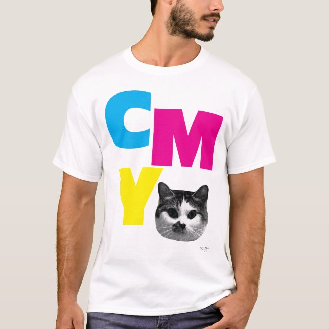 CMYKitty T-shirt (Framsida)