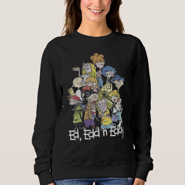 CN Ed, Edd N Eddy Group Shot Logotyp T Shirt (Framsida)