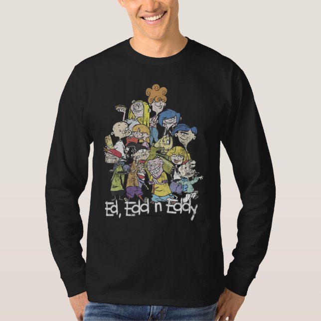 CN Ed, Edd N Eddy Group Shot Logotyp T Shirt (Framsida)