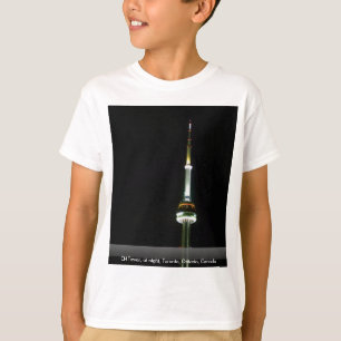 CN står hög, på natten, Toronto, Ontario, Kanad T-shirt