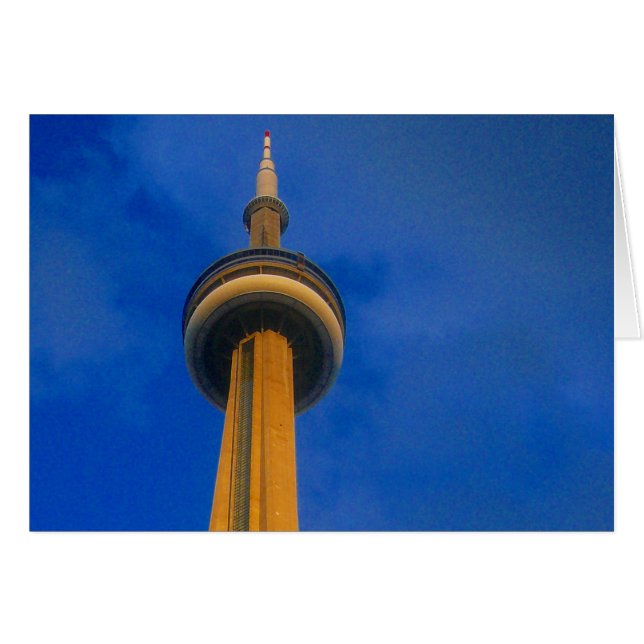 Cn torn toronto hälsningskort (Framsidan Horizontal)