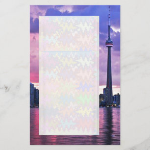 CN Torn: Vy från Center Island Toronto Brevpapper