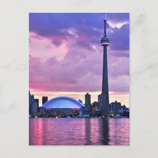 CN Torn: Vy från Center Island Toronto Vykort (Framsida)